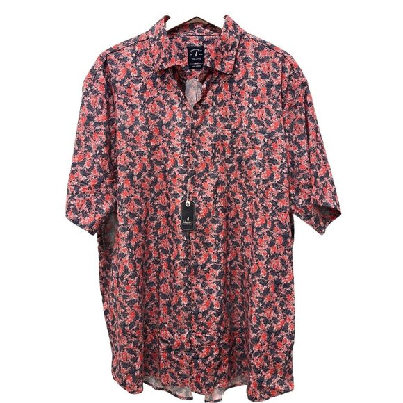 johnnie-O Other - JOHNNIE-O Top Shelf Looper Print Short Sleeve Stretch Shirt Size 2XL $158